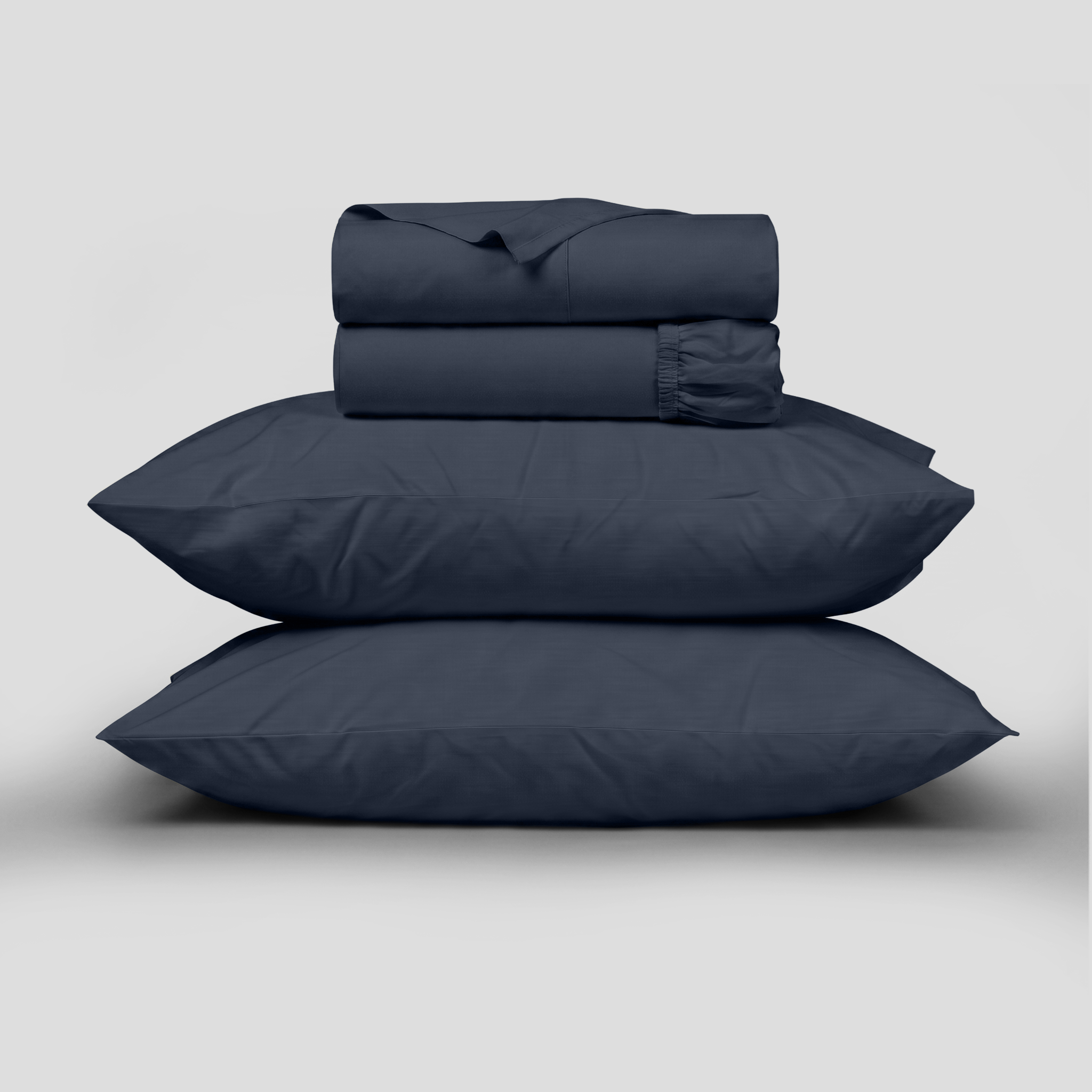 Nightfall Crisp Cool Organic Percale Sheet Set