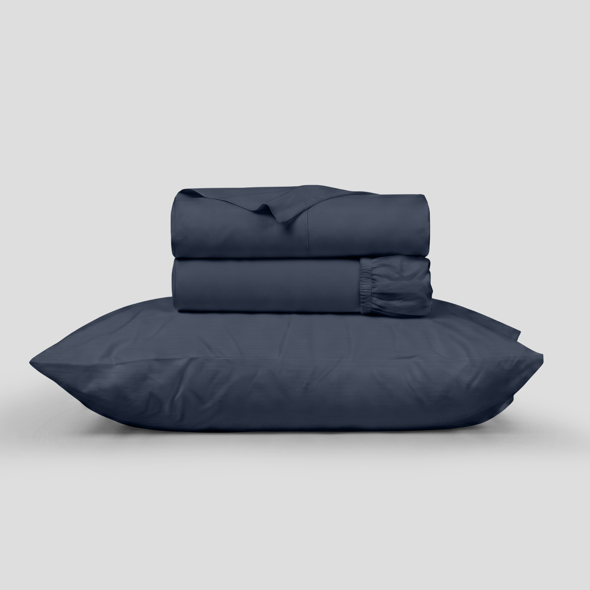 Nightfall Crisp Cool Organic Percale Sheet Set