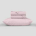 Soft Blush Crisp Cool Organic Percale Sheet Set