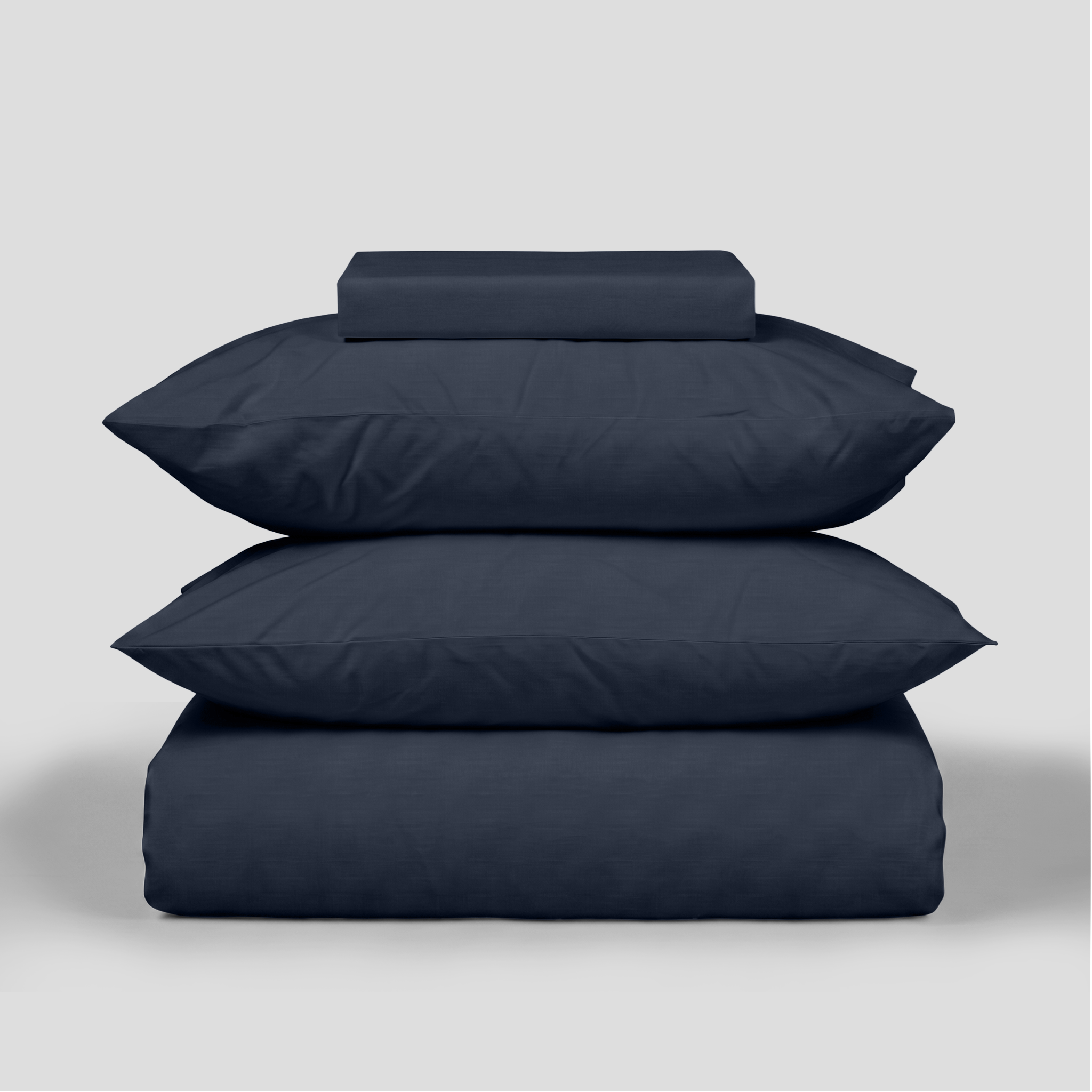 Nightfall Crisp Cool Organic Percale Duvet Set