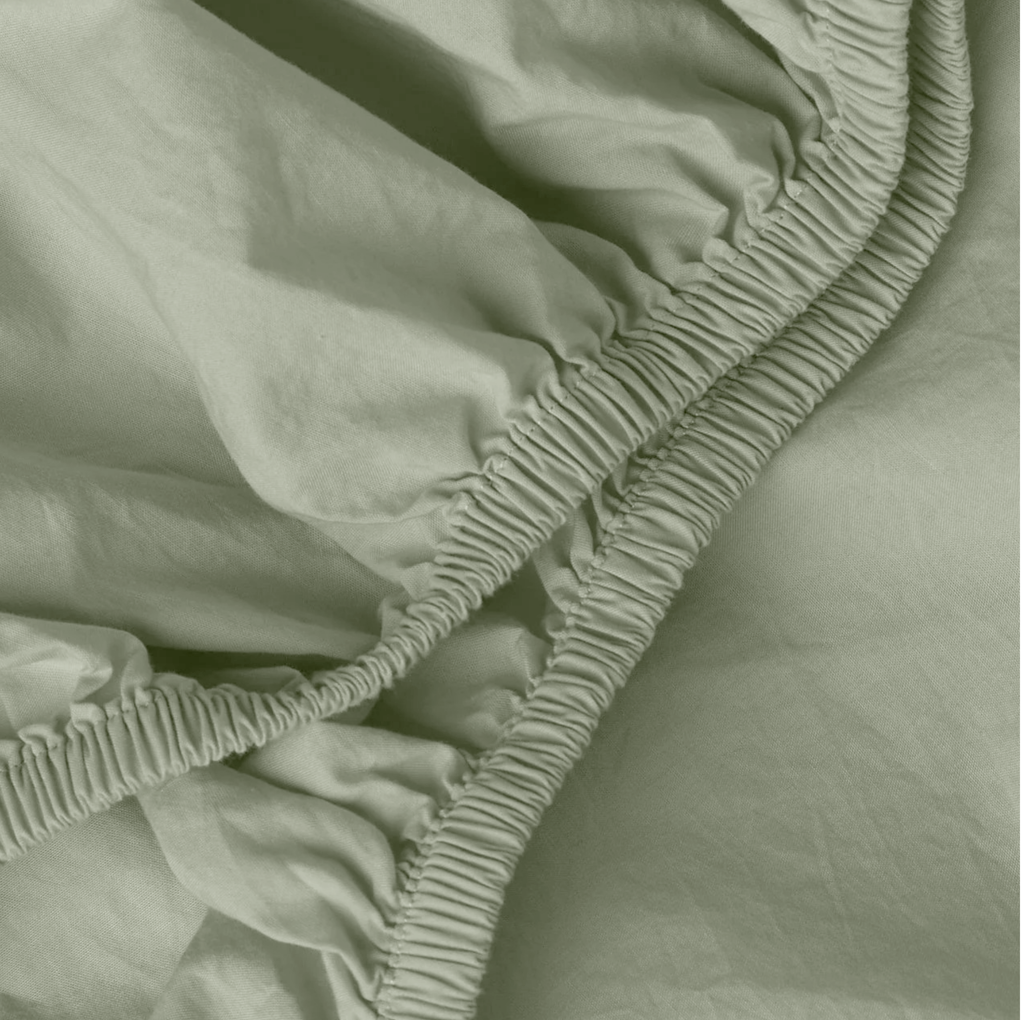 Sage Organic Cotton Percale Extra Deep Fitted Sheet