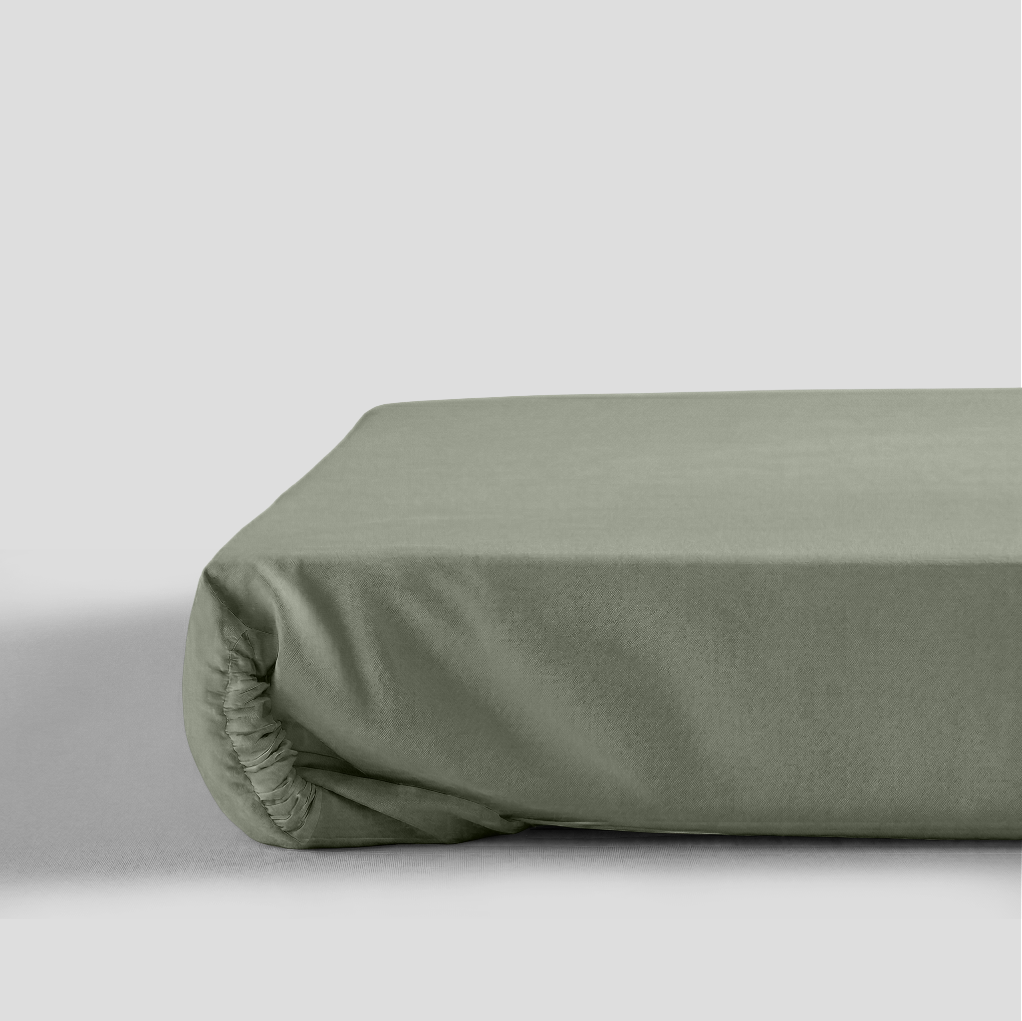 Sage Organic Cotton Percale Extra Deep Fitted Sheet