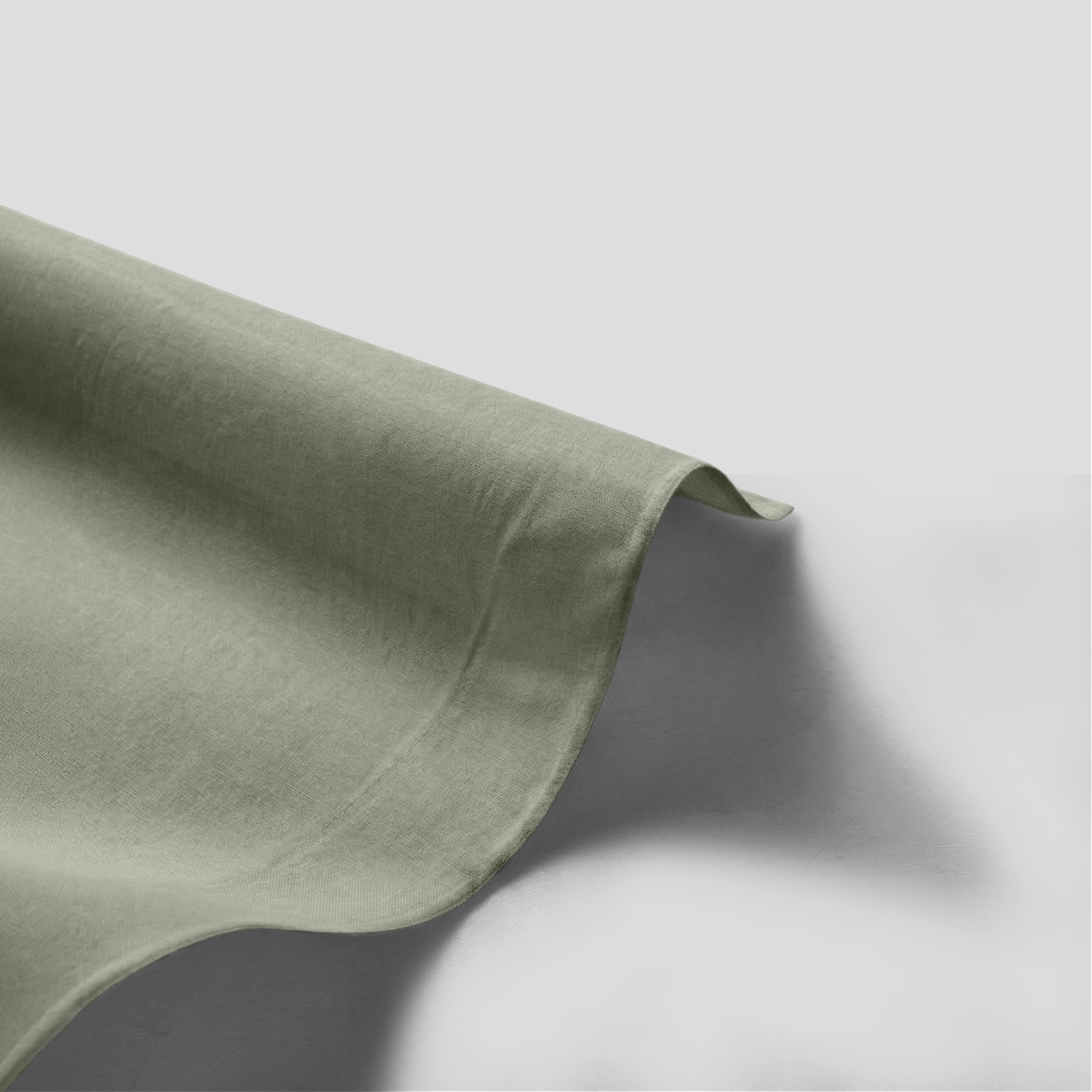 Sage Organic Cotton Percale Flat Sheet