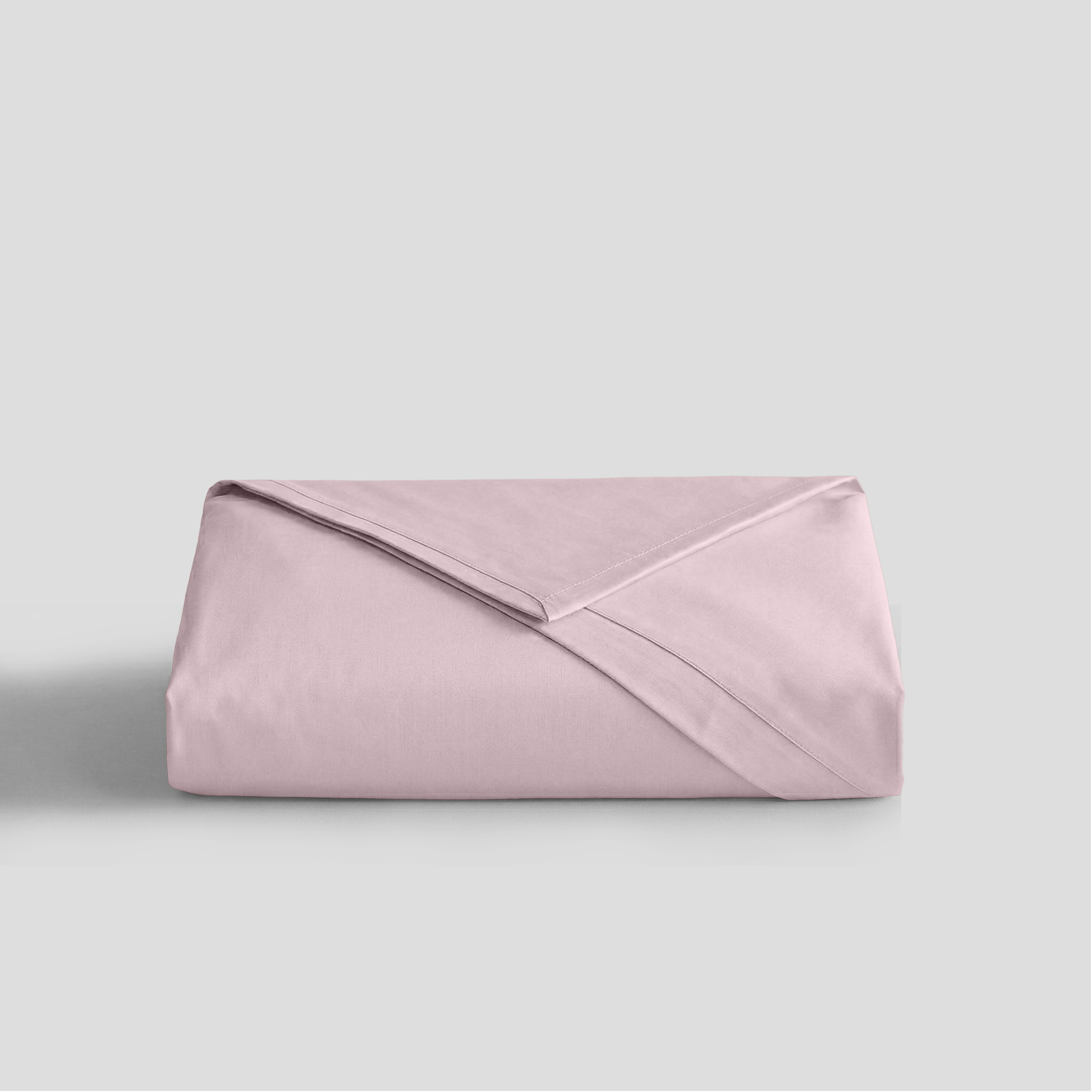 Soft Blush Organic Cotton Percale Flat Sheet